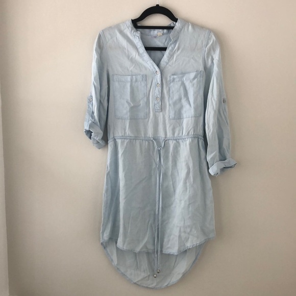 Alya Light blue/jean dress - Picture 1 of 4